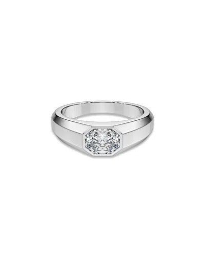 Swarovski Octagon Certified Lab Grown Diamond Band Ring In Metallic