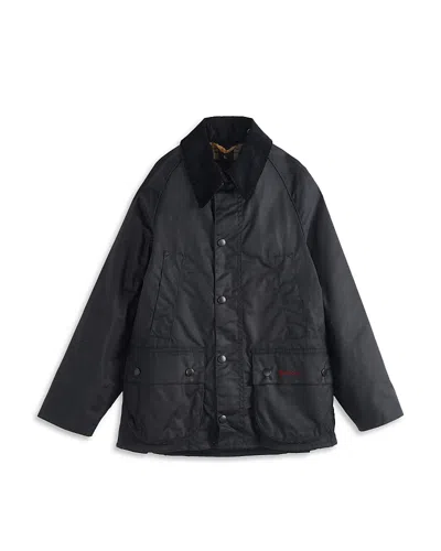 Barbour Boys' Bedale Wax Jacket In Black