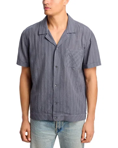 Rails Lemmy Button Front Camp Shirt In Blue