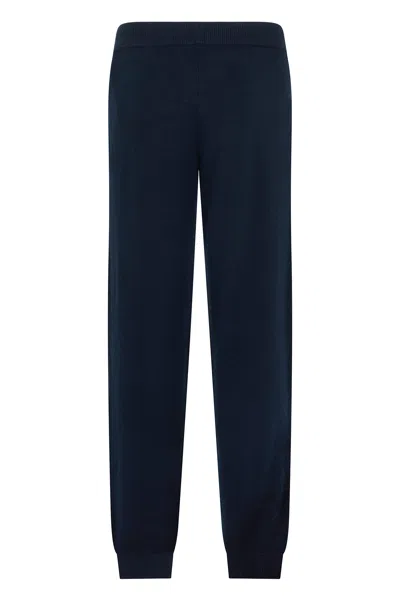 Malo Dark Blue Soft And Versatile Pants. In Blue