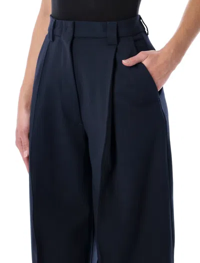 The Latest Cara Wool Tapered Trousers In Multi