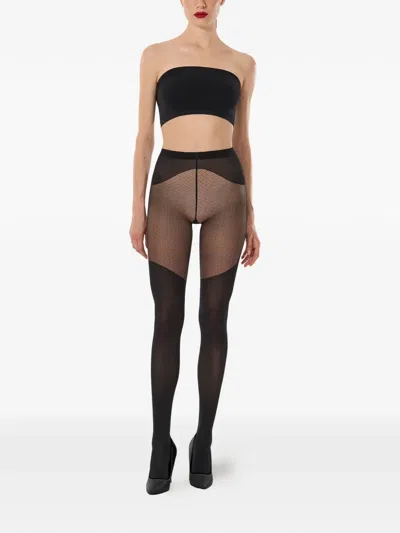 Wolford Overknee-effect Tights In Black