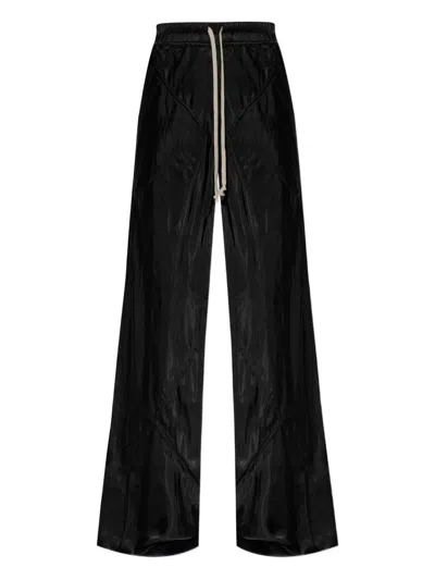Rick Owens Drawstring Wide-leg Trousers In Black