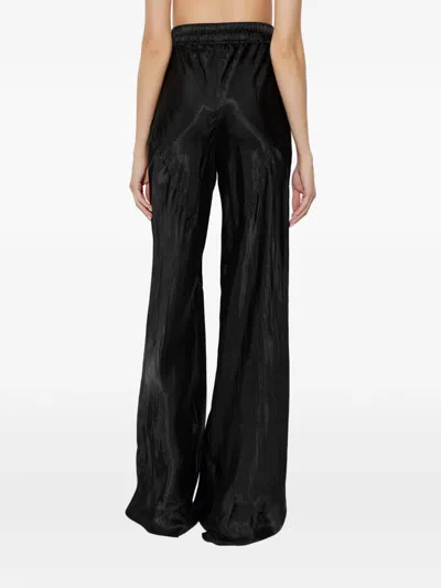 Rick Owens Drawstring Wide-leg Trousers In Black