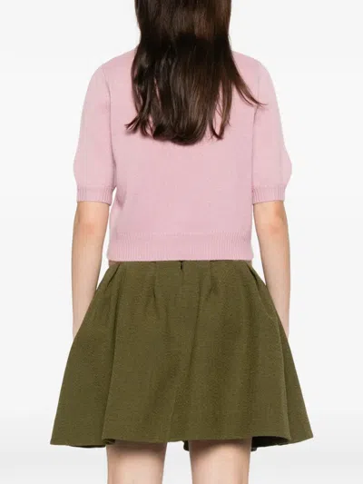 Marni Logo-patch Polo Top In Multi