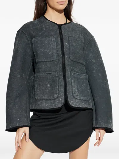 Diesel Pocket-patch Jacket In Black