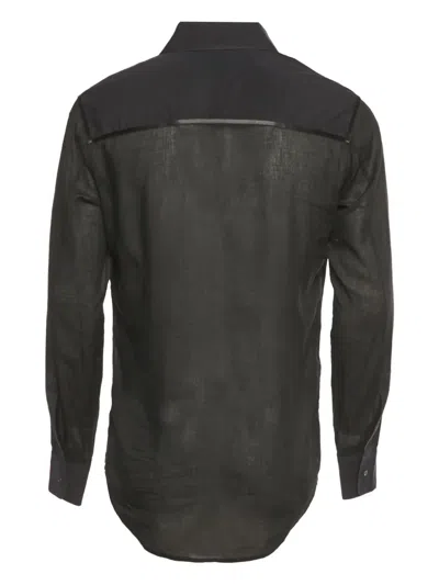 Pre-owned Saint Laurent Long-sleeve Shirt In Black