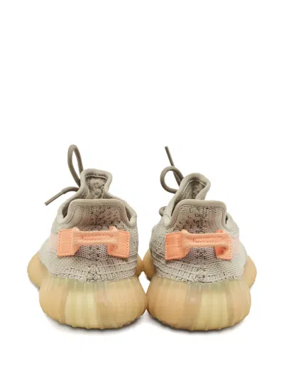 Pre-owned Adidas Originals Boost 350 V2 Knit Sneakers In Gray