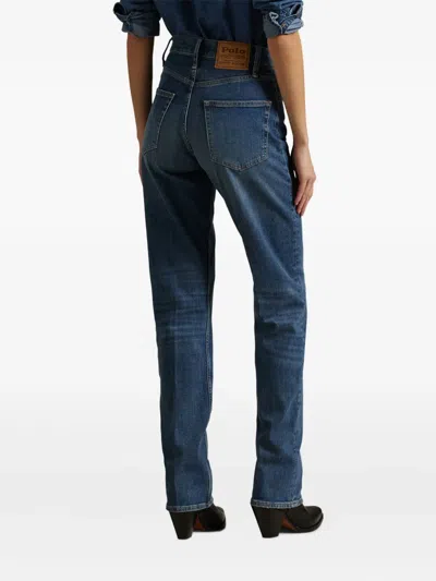 Polo Ralph Lauren High-waisted Straight Jeans In Multi