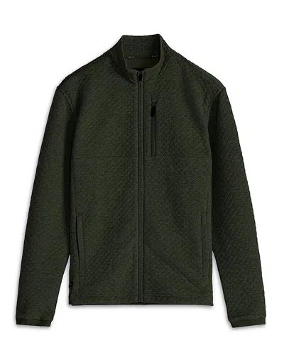 Bylt Basics Padded Zip Front Jacket In Green