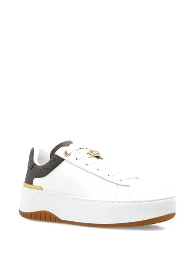 Michael Michael Kors Dottie Platform Sneakers In White