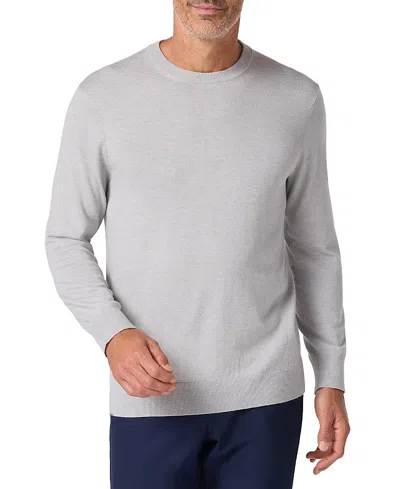 Mizzen + Main Mizzen+main Heritage Crewneck Sweater In Silver