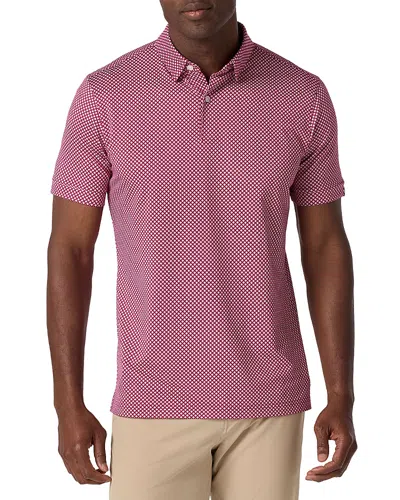Mizzen + Main Mizzen+main Halyard Short Sleeve Polo In Pink