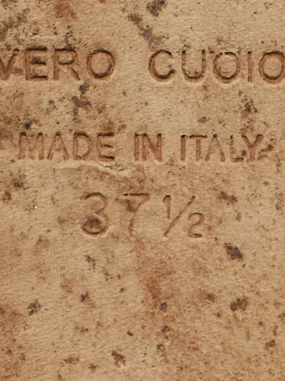 Pre-owned Giuseppe Zanotti Chain Sandals In Orange