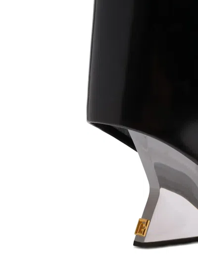 Balmain 95mm Pointed-toe Boots In Multi