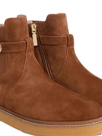 Coccinelle C-saddle Ankle Boots In Animal Print