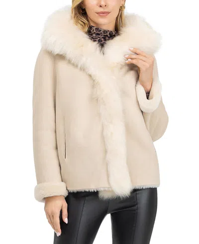 Gorski Merino Toscana Lamb Jacket In Neutral