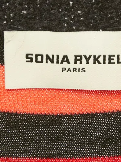 Pre-owned Sonia Rykiel Striped Wool Top In Black