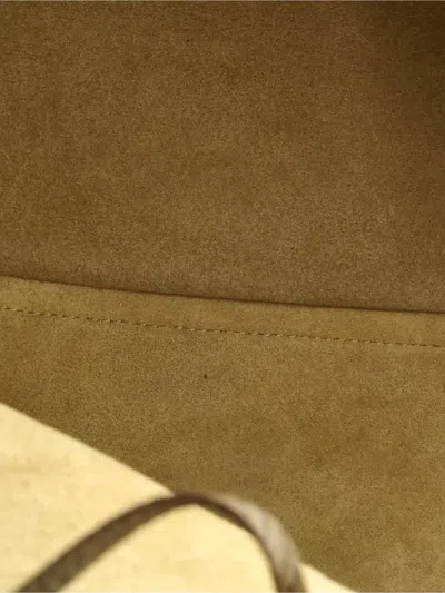 Pre-owned The Row N/s Park Tote Leather Large Bucket Bag In Brown