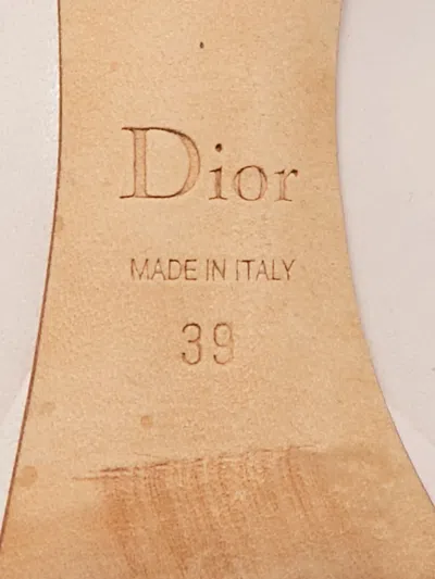 Pre-owned Dior Ella Platform Peep-toe Pumps In Pink