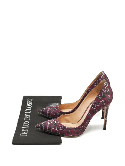 Pre-owned Gianvito Rossi Pointed-toe Pumps In Purple
