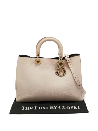 Pre-owned Dior 2014 Issimo Tote Bag In Neutral