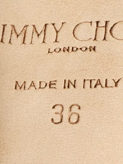 Pre-owned Jimmy Choo Kathleen Ankle-strap Sandals In Black