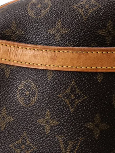 Pre-owned Louis Vuitton Blois Handbag Monogram Canvas Crossbody Bag In Brown