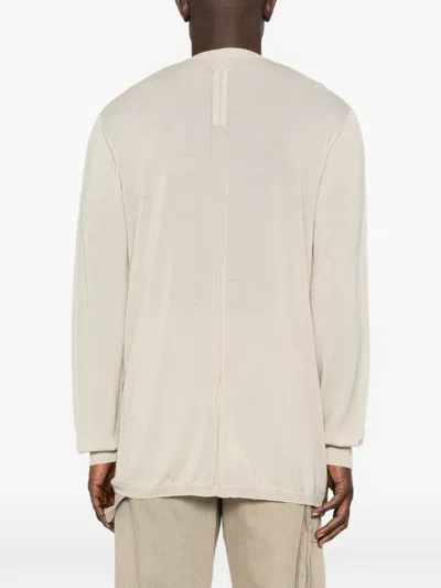 Rick Owens Long-sleeve Sweater In Neutral