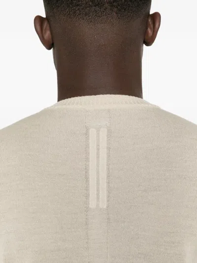Rick Owens Long-sleeve Sweater In Neutral