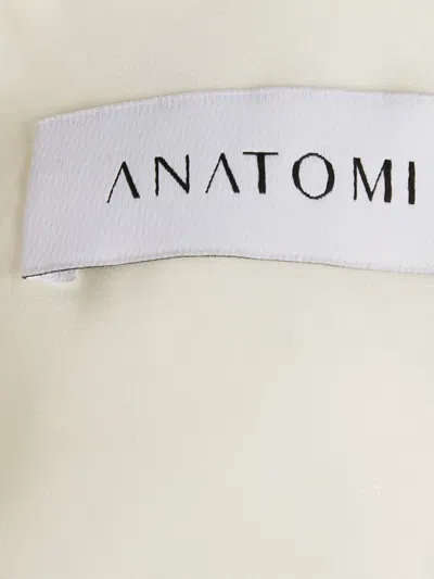 Pre-owned Anatomie Chiffon Embellished Skirt Set In Neutral