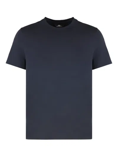 7 For All Mankind Set Of Three Cotton T-shirts In Multi