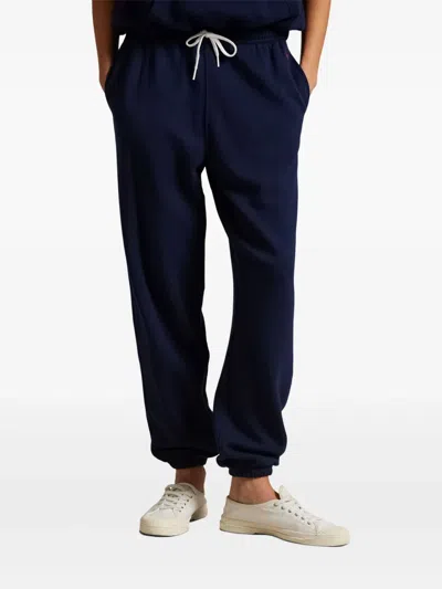 Polo Ralph Lauren Drawstring-cuffed Track Pants In Blue