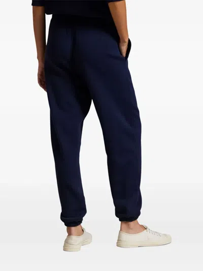Polo Ralph Lauren Drawstring-cuffed Track Pants In Blue