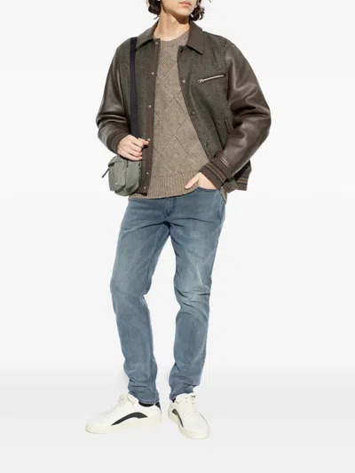 Rag & Bone Checked Jacket In Brown