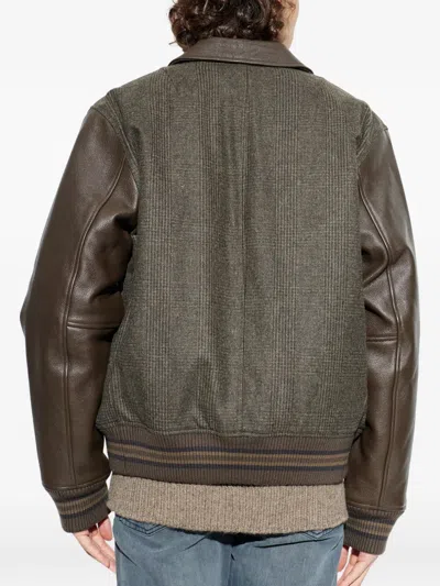 Rag & Bone Checked Jacket In Brown