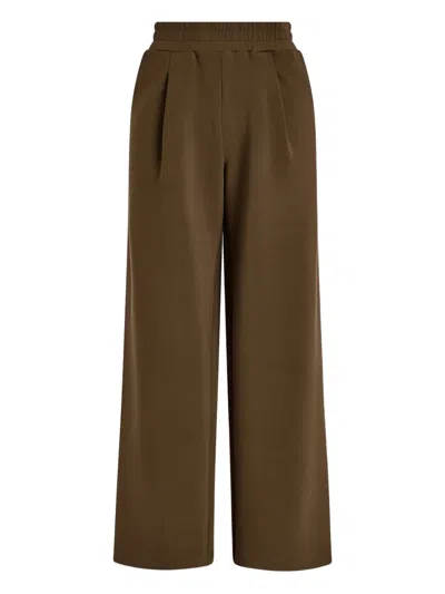 Varley Extra Wide Leg 32'' Trousers In Brown
