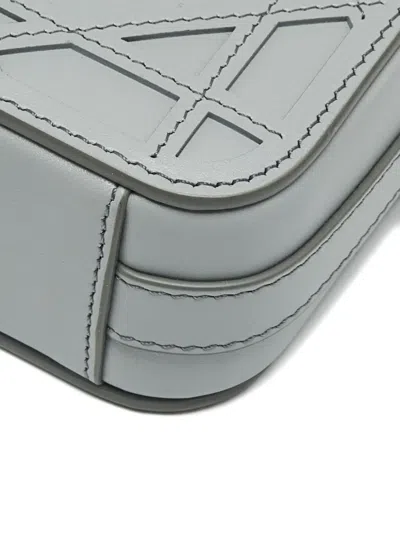 Pre-owned Dior 2023 Mini  Charm Shoulder Bag In Gray