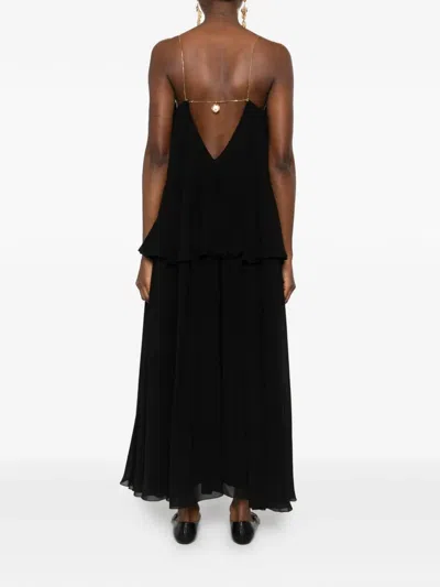 Chloé Open-back Maxi Dress In Black
