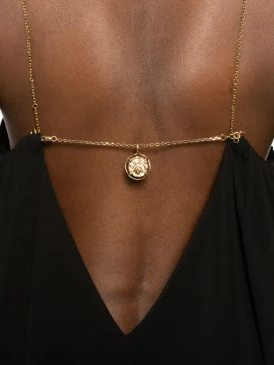 Chloé Open-back Maxi Dress In Black