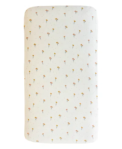 Saranoni Minky Stretch Luxe Crib Sheet In White
