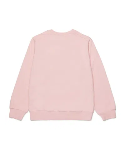 Marni Kids Flower Patch Crewneck Sweatshirt In Pink