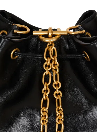 Balmain Pulse Calfskin Leather Backpack In Black