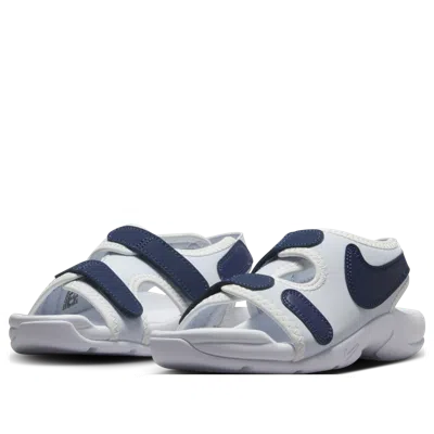 Nike (ps)  Sunray Adjust 6 'white Blue Velcro' In Multi