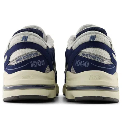 New Balance 1000 Leather And Mesh Sneakers In Blue