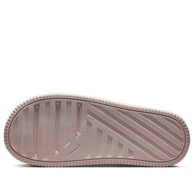 Nike Calm Platform Cozy Slides In Pink