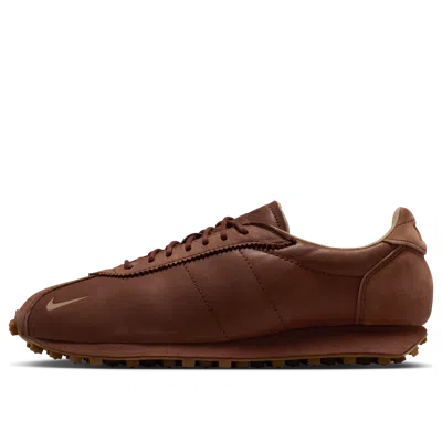 Nike Cortez Mixed Media Sneaker In Burgundy
