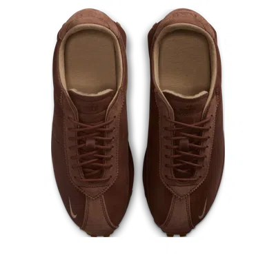 Nike Cortez Mixed Media Sneaker In Burgundy