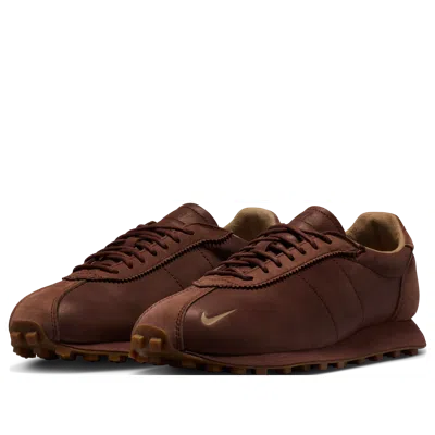 Nike Cortez Mixed Media Sneaker In Burgundy