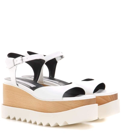Shop Stella Mccartney Felik Platform Sandals In White